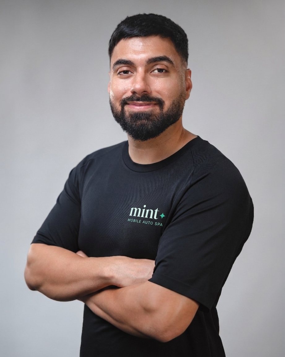 Abdulrehman, owner of Mint Mobile Auto Spa, mobile car detailing in Surrey, BC
